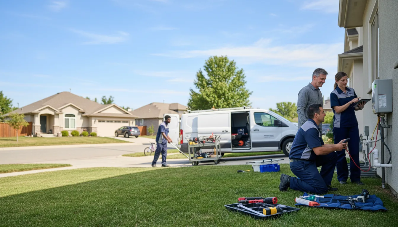 Tankless water heater service in Poseyville, IN